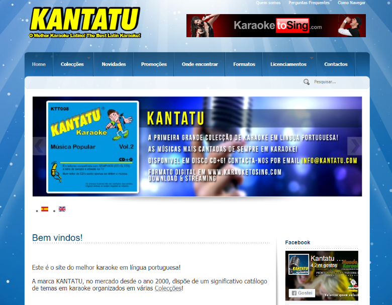 kantatu pro  gratis em portugues